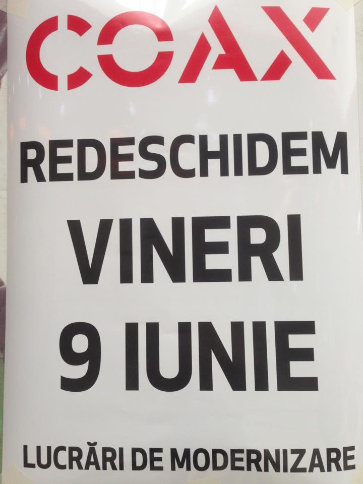 Magazinul Coax Suceava se redeschide vineri, 9 iunie!