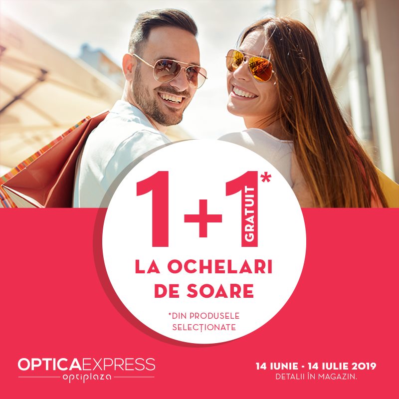 Magazinul Optica Express ți-a pregătit o surpriză pentru zilele însorite