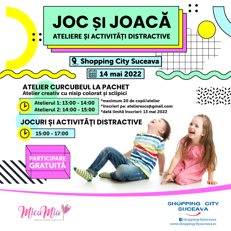 Joc și Joacă &#8211; Ateliere și activități distractive