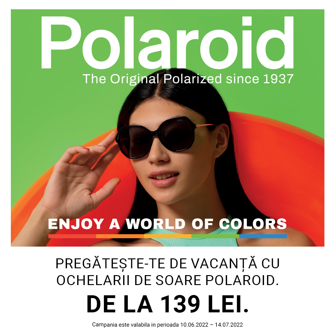 🏖Pregătește-te de vacanță cu ochelarii de soare Polaroid!