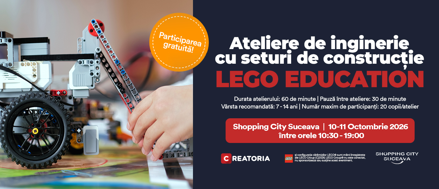 Ateliere de inginerie cu seturi de construcție LEGO® Education